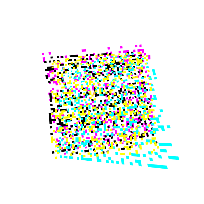 CMYK Decay #16 static NFT preview