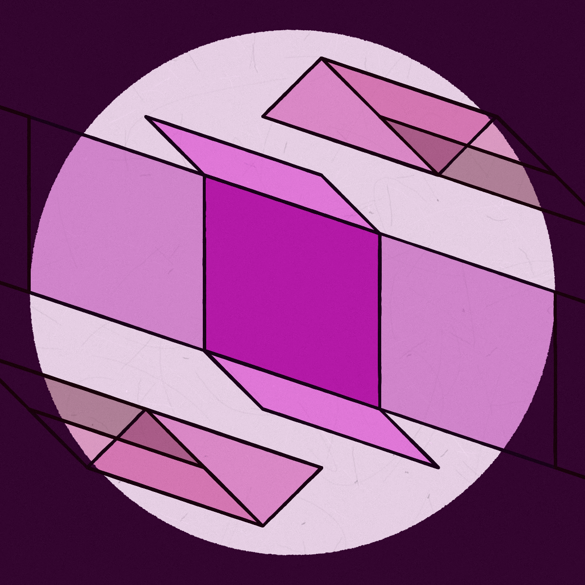 Parallelogram Construction #206 static NFT preview