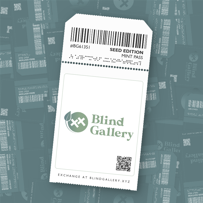 Blind Gallery Mint Pass (Seed Edition) #92 static NFT preview
