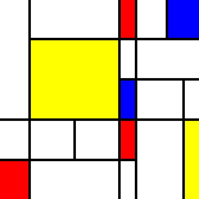 compositioninredblueandyellow.art, (NFT) #10 static token preview