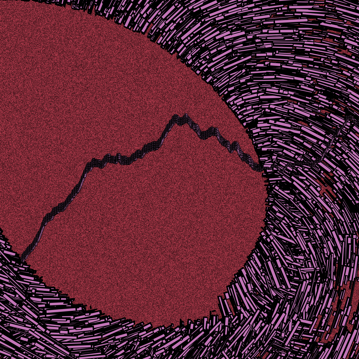 Walk with noise curve #296 static NFT preview
