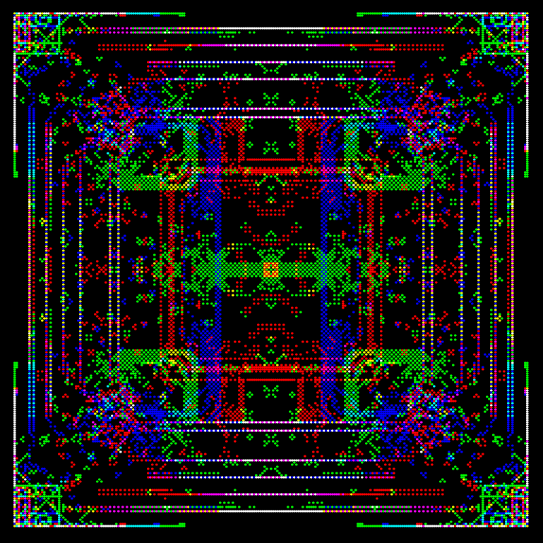 octomatonRGB #321 static NFT preview