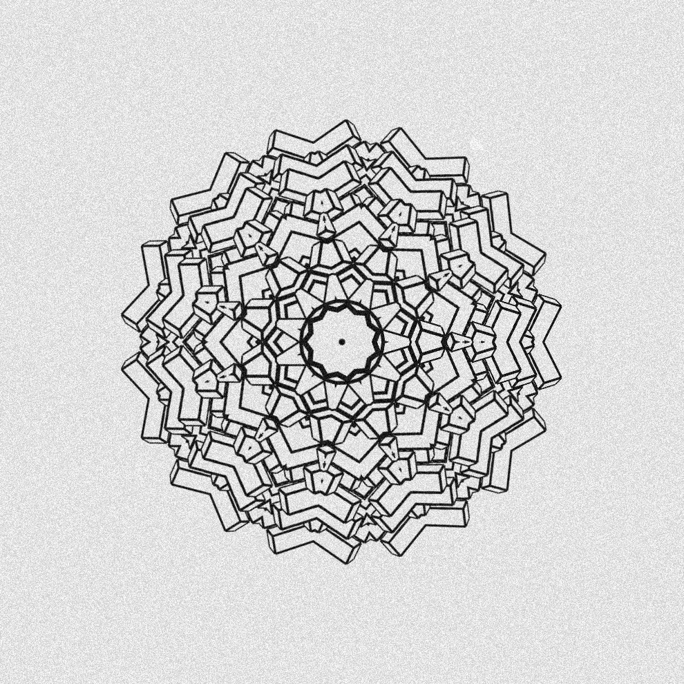 Monochrome Kaleido #262 static token preview