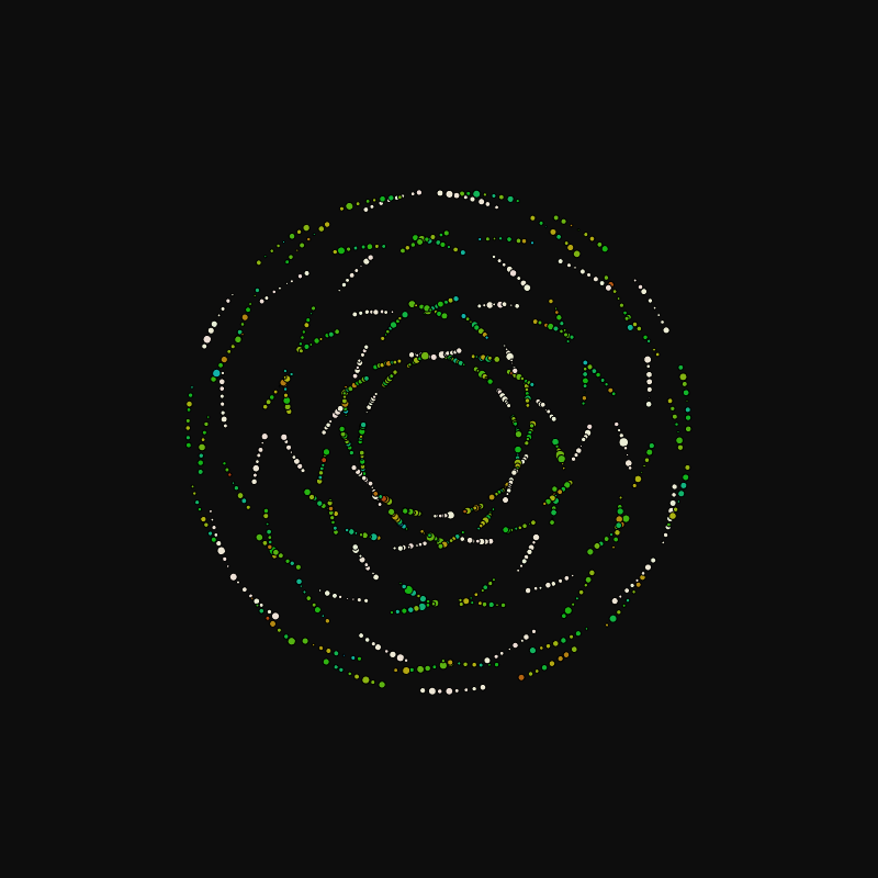 rotating particles #180 static NFT preview