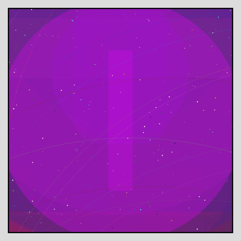 Color Field Starry B #206 static token preview