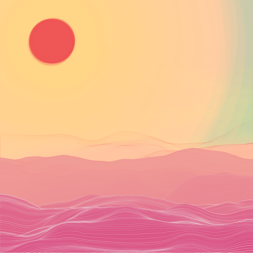 Valley at Dawn #142 static NFT preview