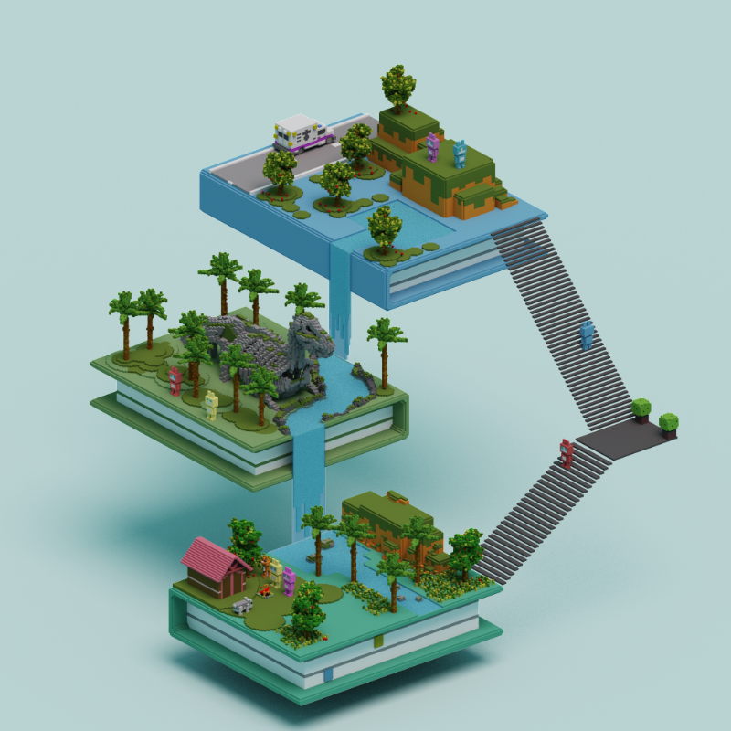 Books and islands #42 static token preview