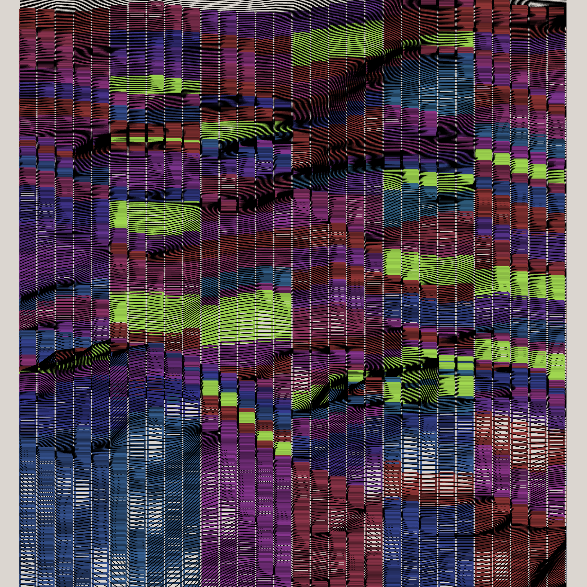 Rainbow mountains #56 static NFT preview