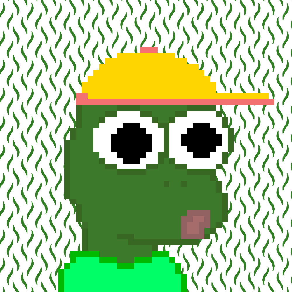 LITTLE PEPE CLUB (fxhash 1.0 batch) #27 static token preview