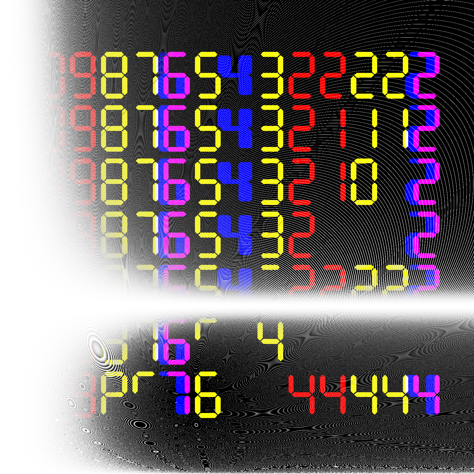 Digits #747 static NFT preview