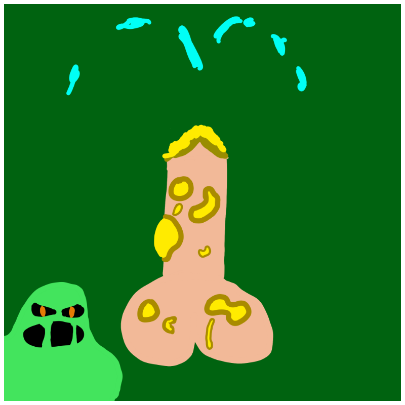 Decayed Dickgenerative Art #99 static token preview