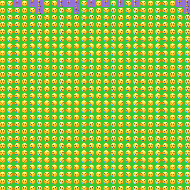 Elementary Cellular Emoji Automata #142 static token preview