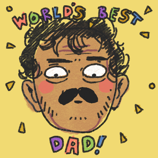 Doodle Dads #185 static token preview