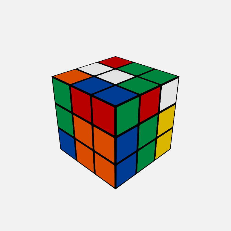Rubik's Cube #182 static token preview