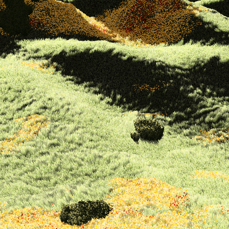 California Hills in Late Sun #178 static NFT preview