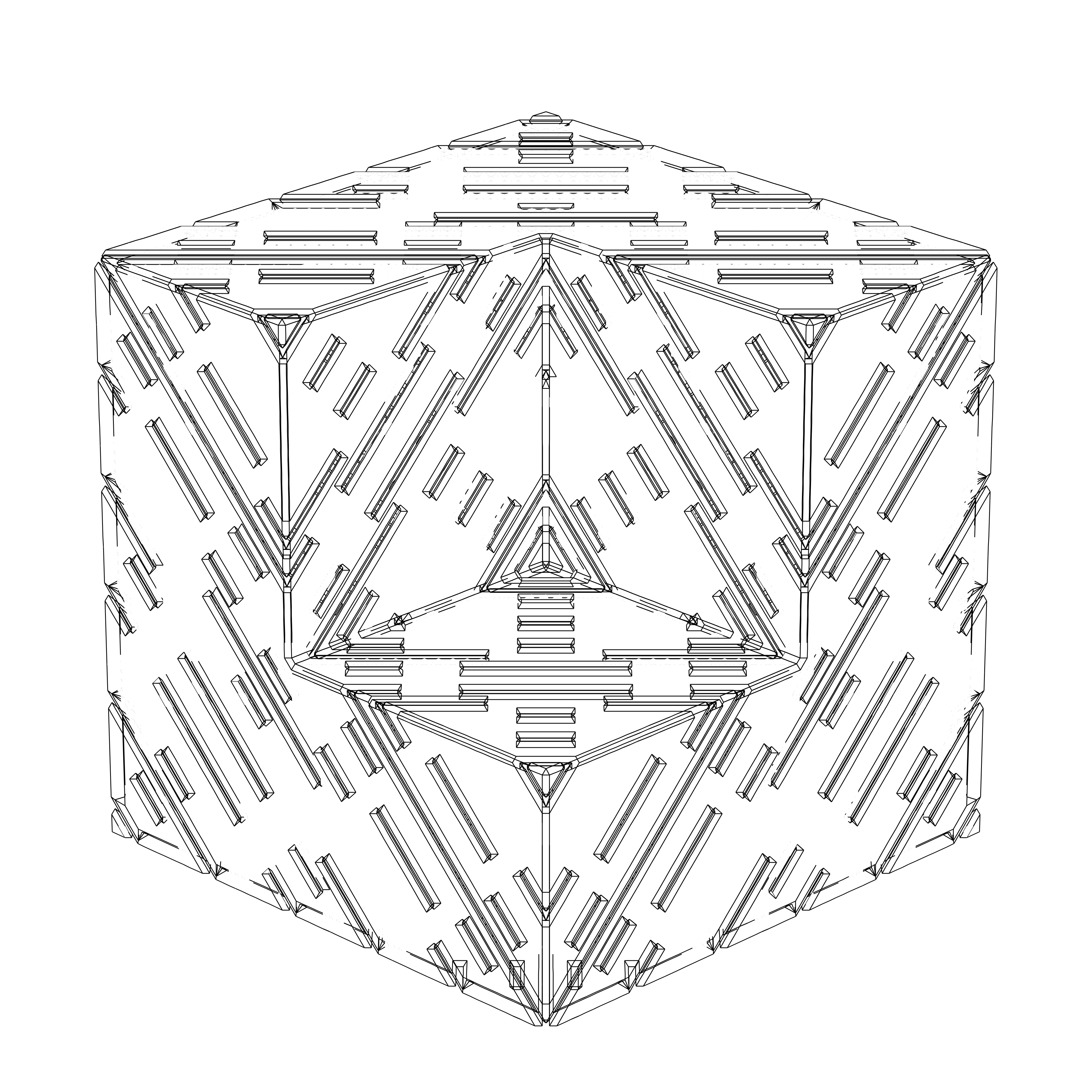 LL21 Alien Art Cube #34 static NFT preview