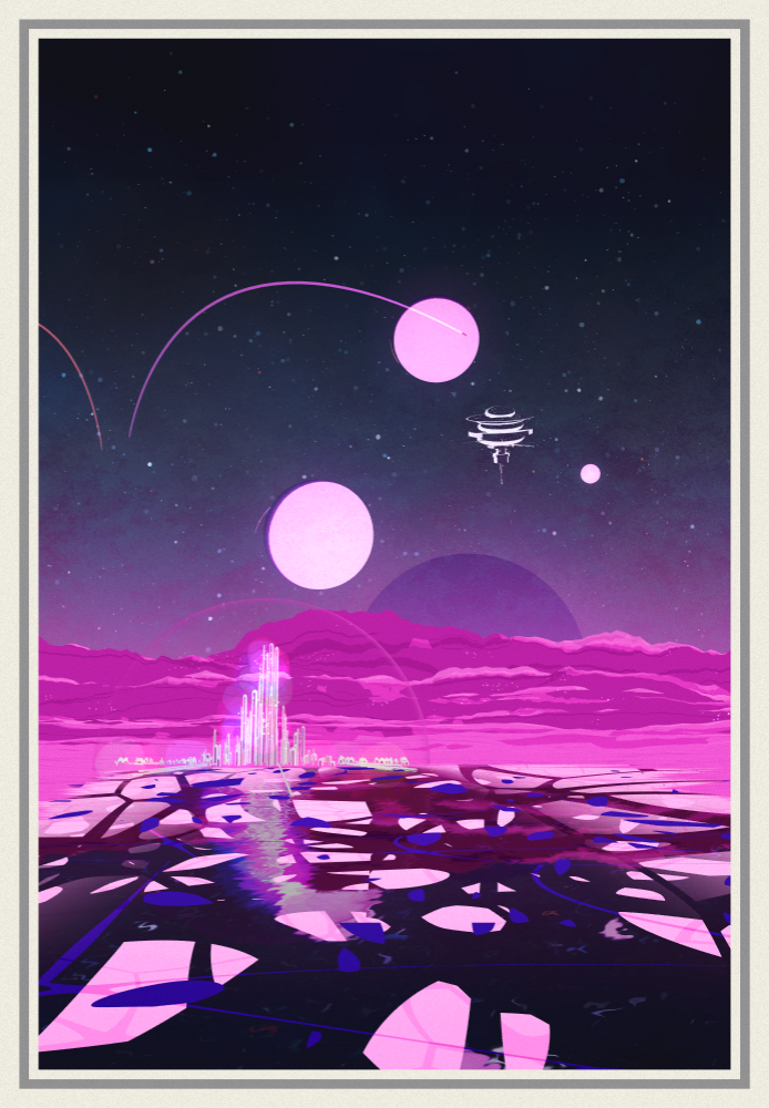 Visa to the stars #340 static NFT preview