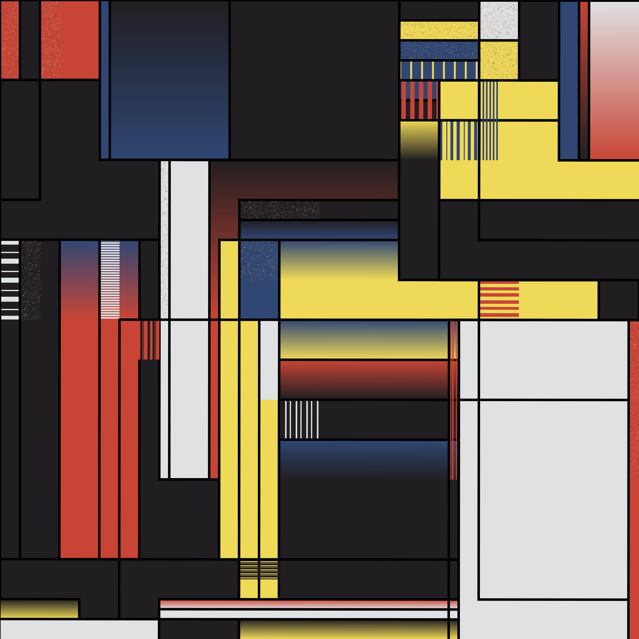 Agricultural Landscapes - Mondrian Edition #23 static NFT preview
