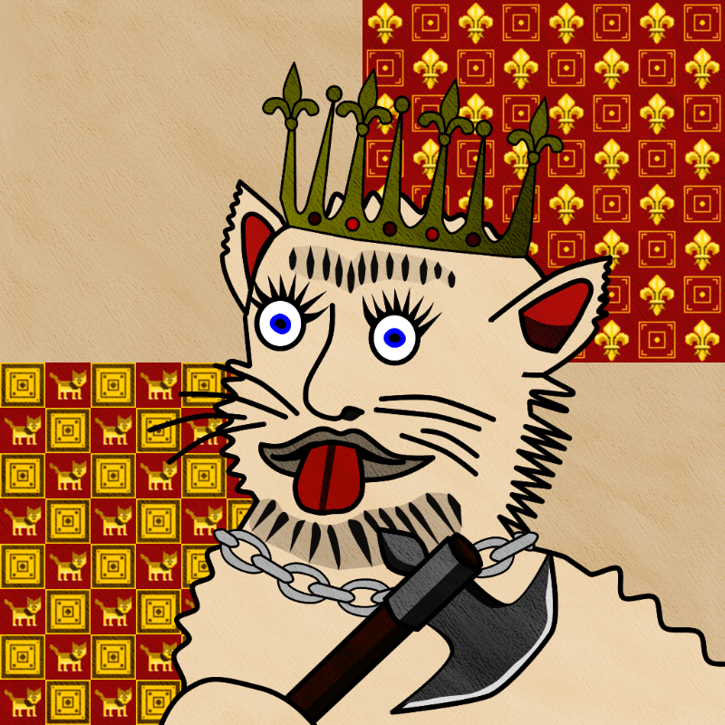 Famous Medieval Cat #67 static token preview