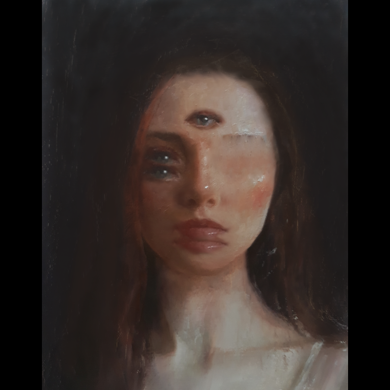 Random portrait #33 static NFT preview