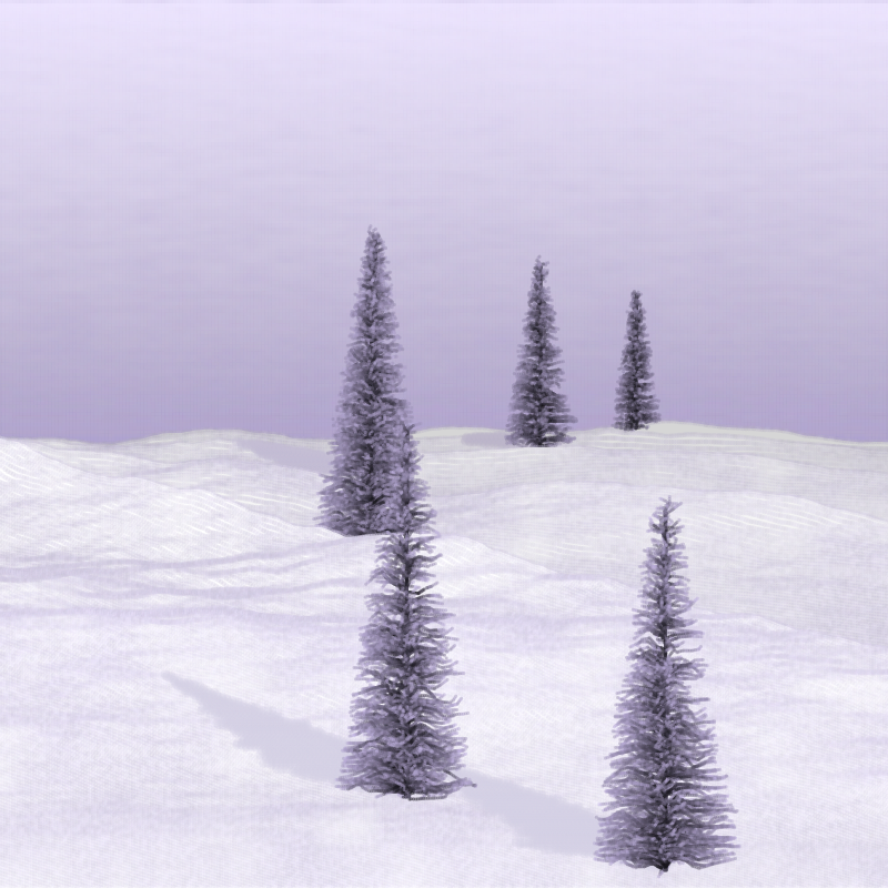 Snowy Hills #1 static token preview