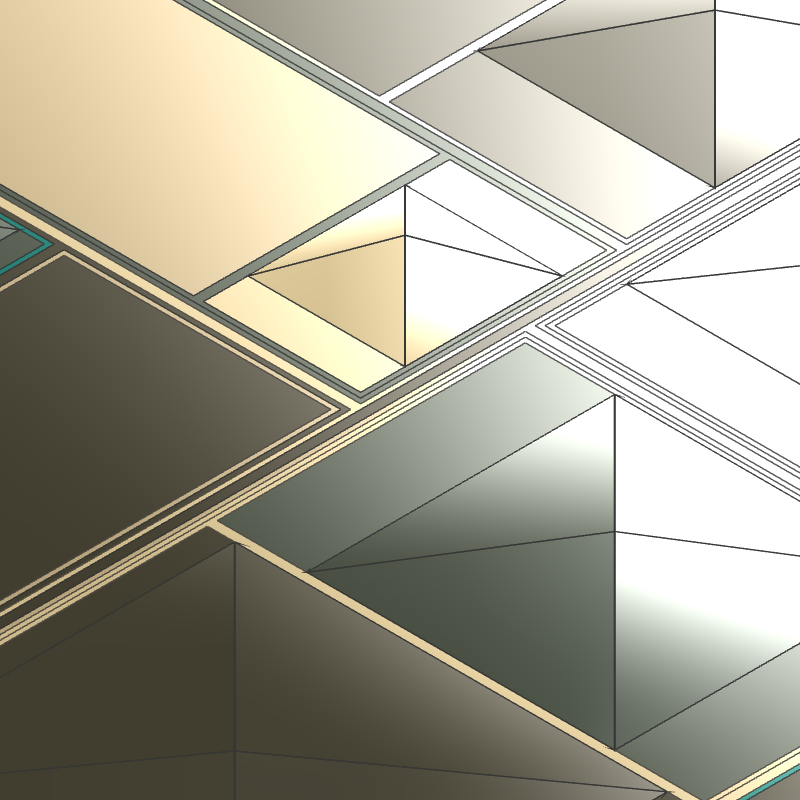 Geometric city #291 static NFT preview
