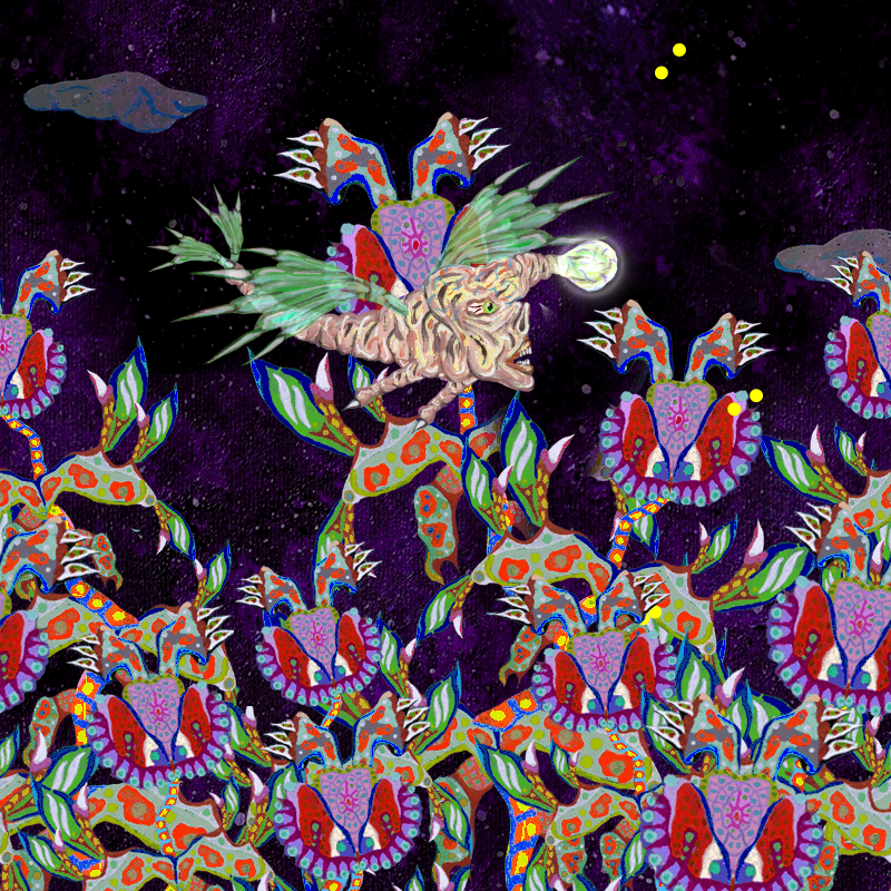 Fireflies and Flower Gardens #135 static token preview
