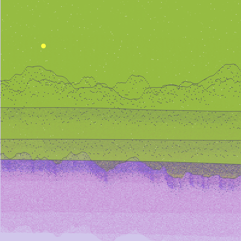 Glitched Mountains GT #123 static token preview