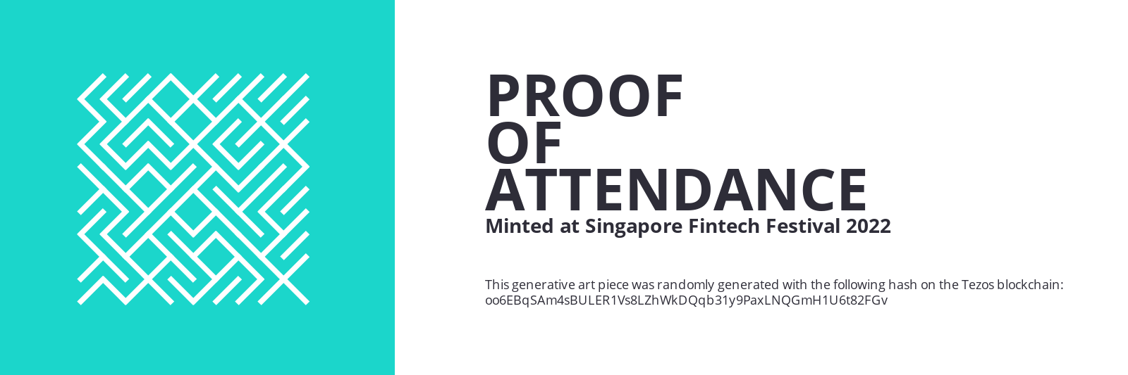 SFF2022 Proof of Attendance Token #2626 static token preview