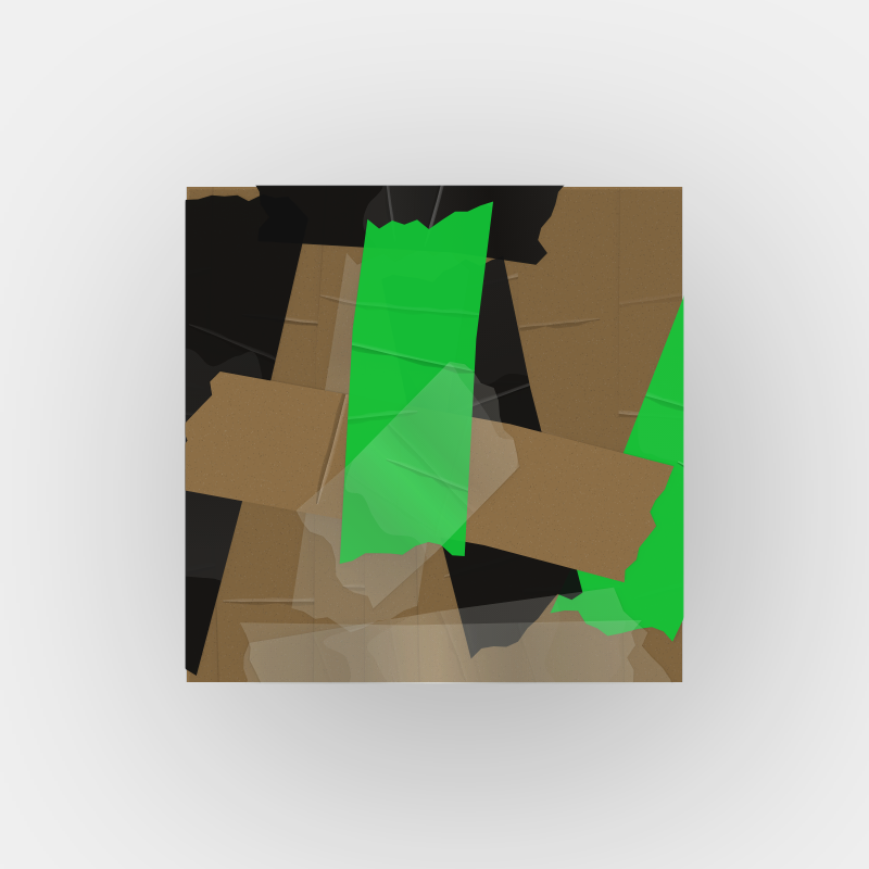 Tape abstract painting 001 #17 static token preview