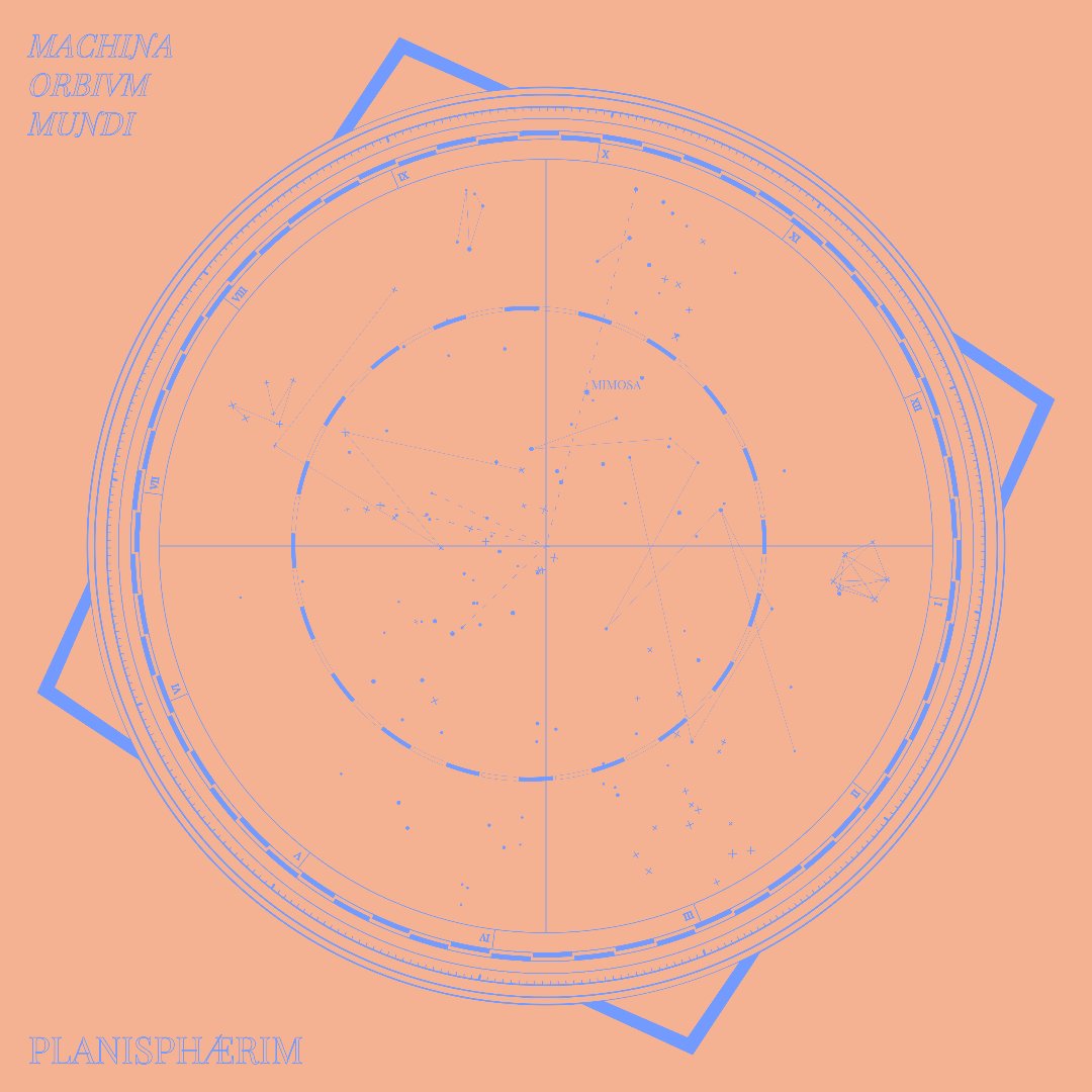 A Fictional Map Of Constellations #82 static NFT preview