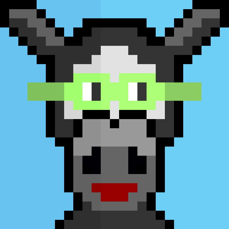 Morixels Donkey #48 static NFT preview