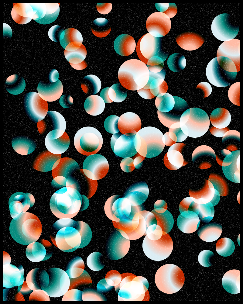 Space Bubbles (re) #111 static NFT preview