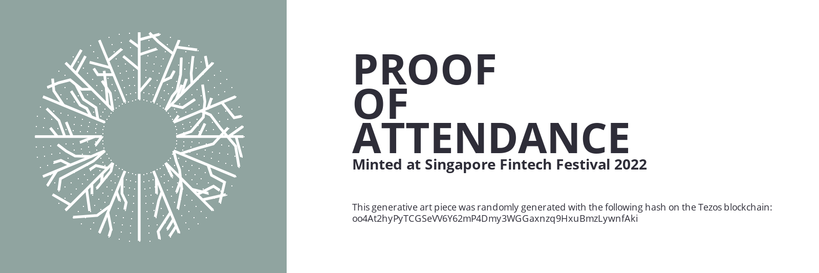 SFF2022 Proof of Attendance Token #218 static token preview