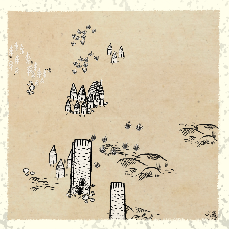 Medieval Village #3 static NFT preview