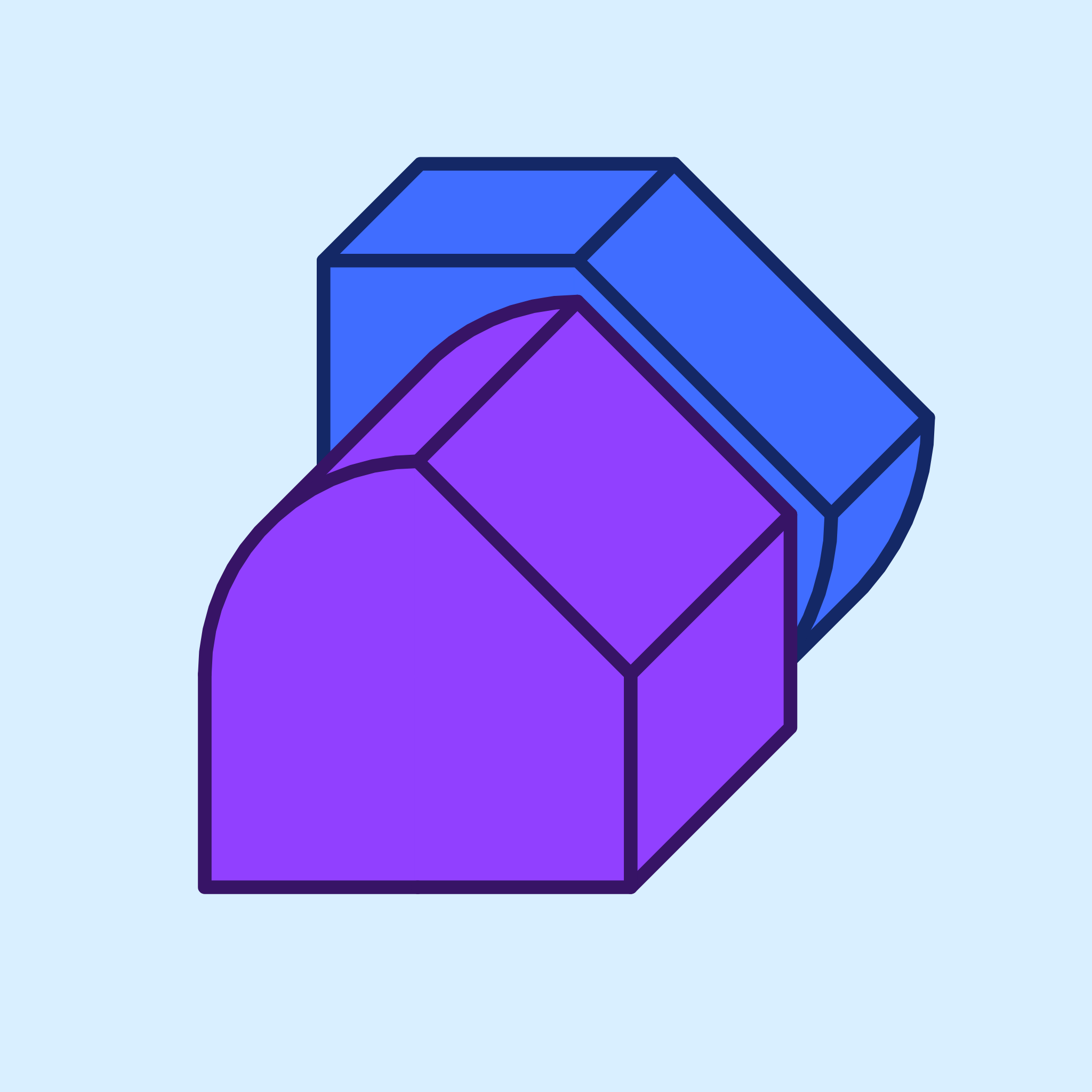Calm shapes #35 static NFT preview