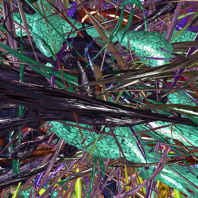 Prismatic Thickets #996 static NFT preview