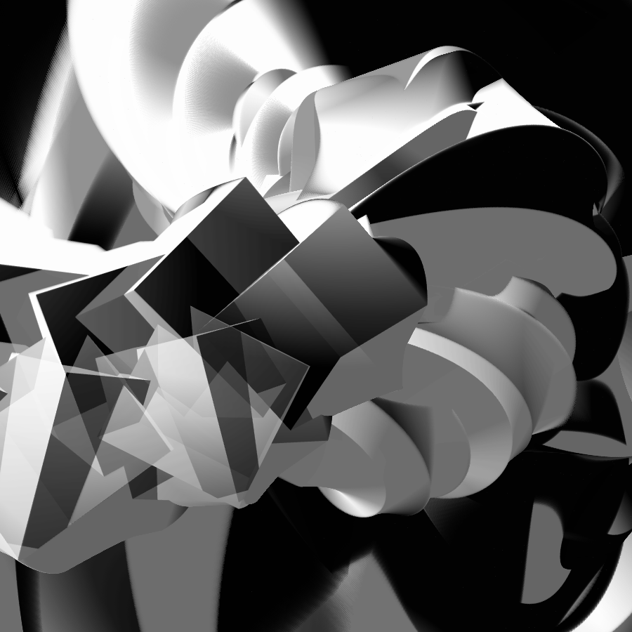 Transparent Evolving Sculpture #39 static token preview