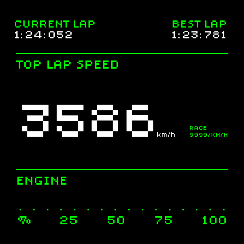 F-1RacingTez #542 static token preview