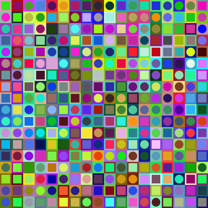 Square Dot Composition #147 static token preview