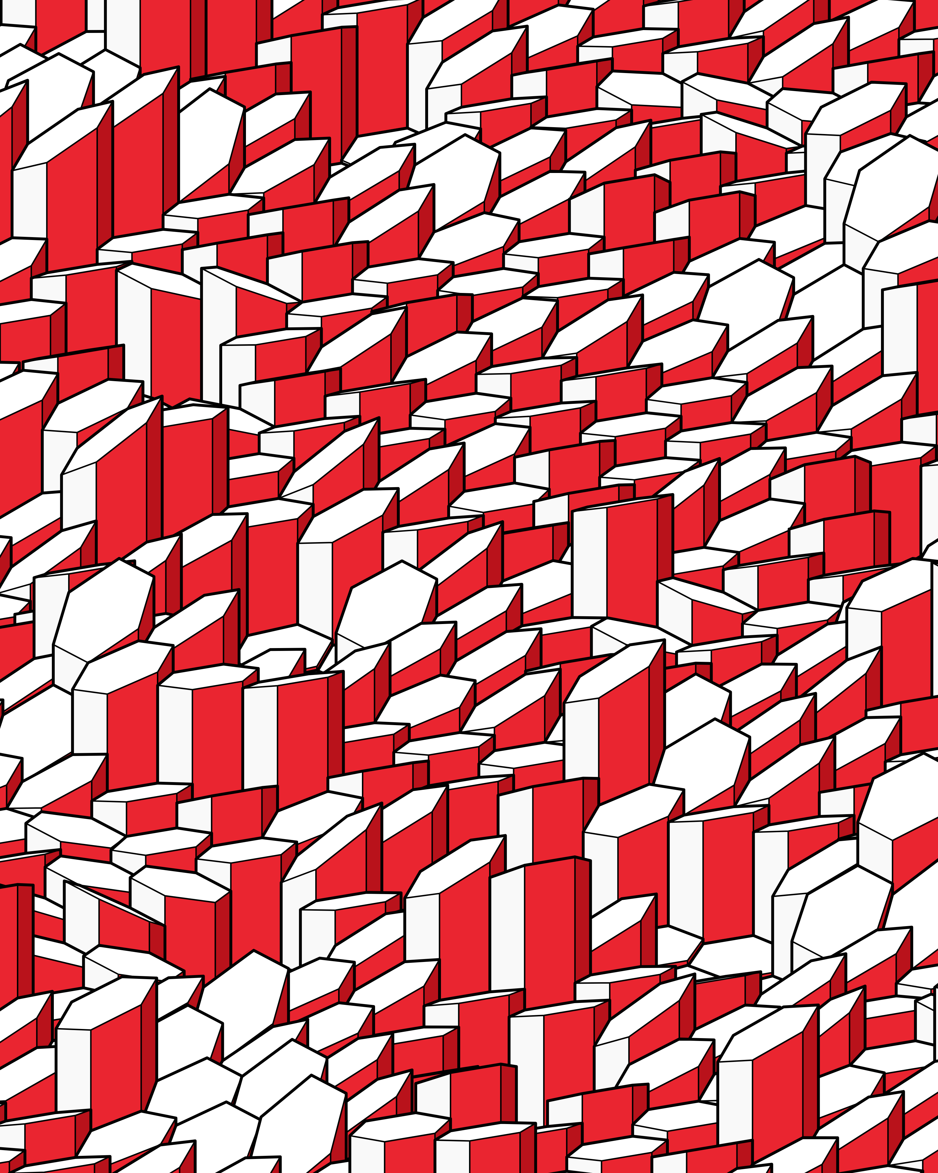 Hexagones Landscape #110 static NFT preview