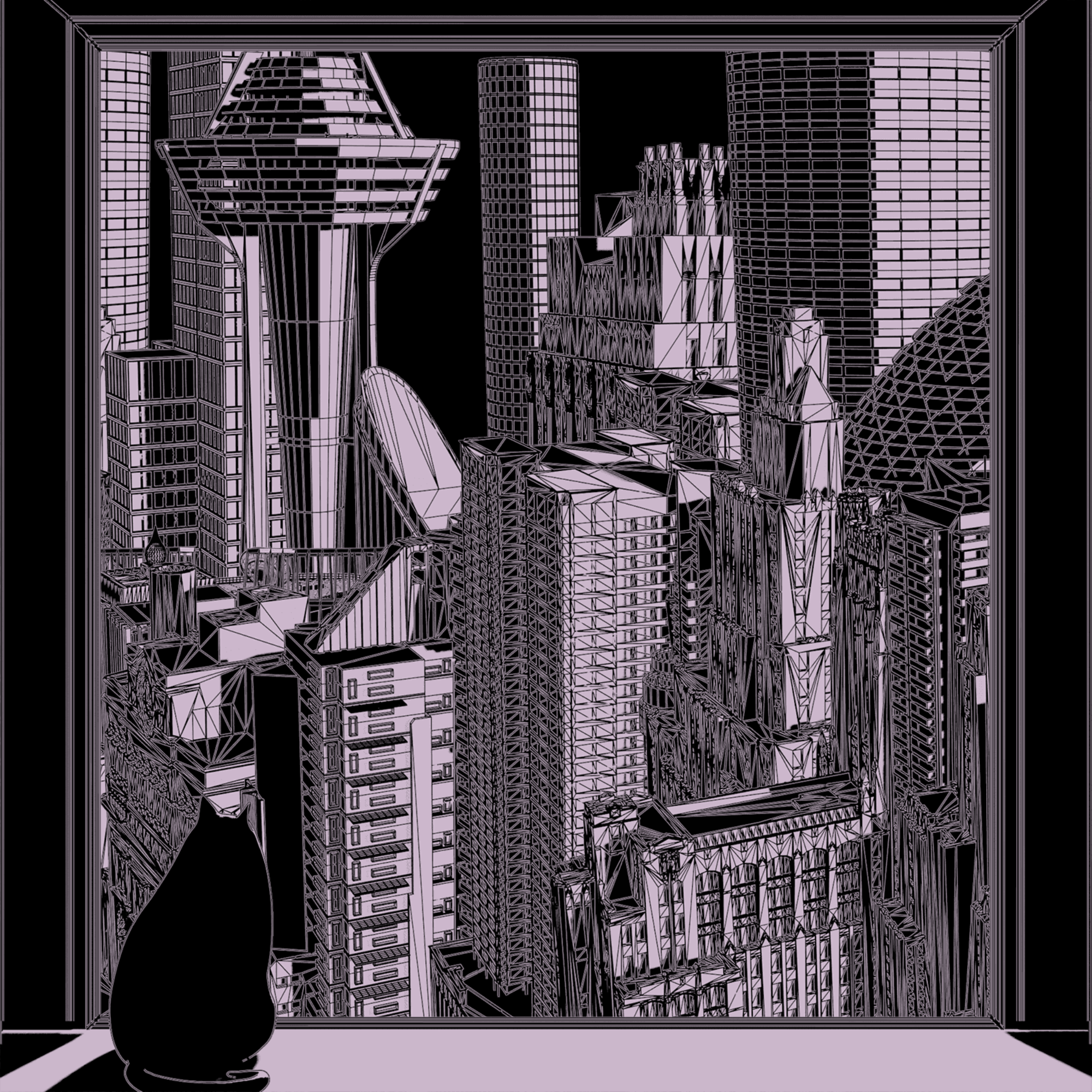 City View #320 static NFT preview