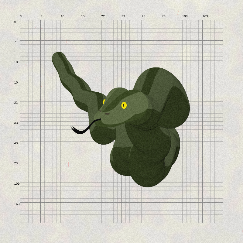 Nirdala snake #18 static token preview