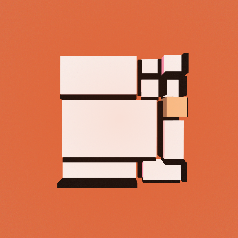 Mondrian3D #28 static NFT preview