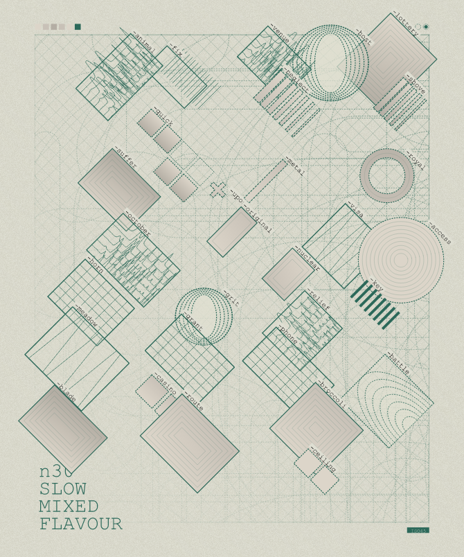 Sparsely Populated Grid #84 static NFT preview