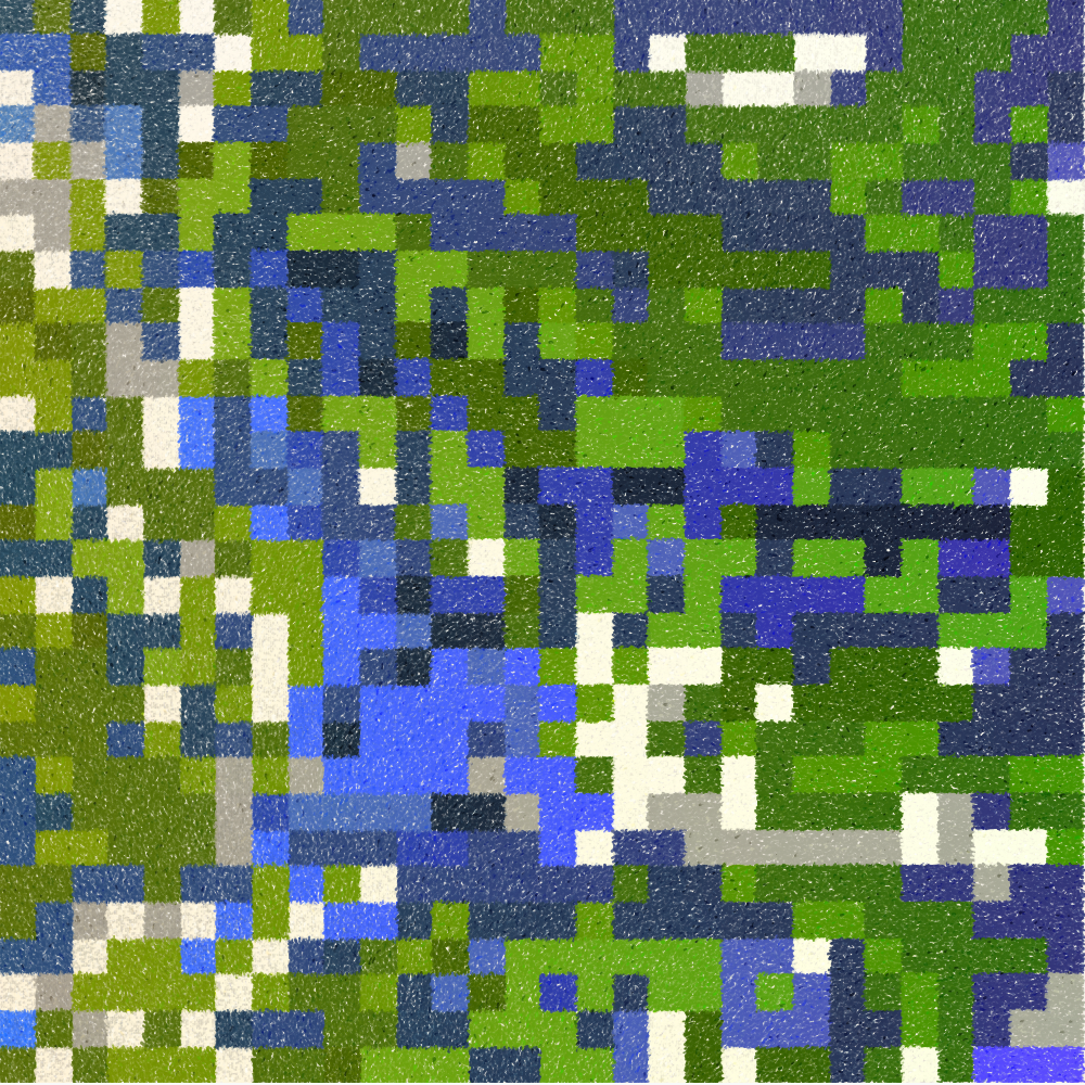 Hydrangea & Patchwork #184 static NFT preview