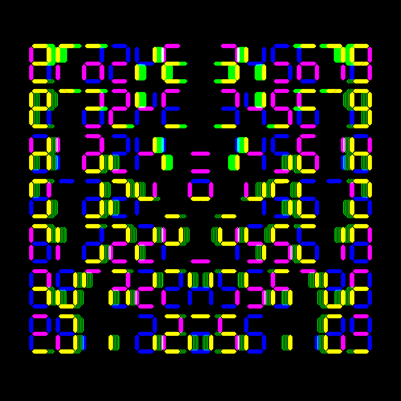 Digits #1009 static NFT preview