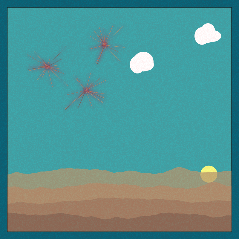 Seas of hills #8 static token preview