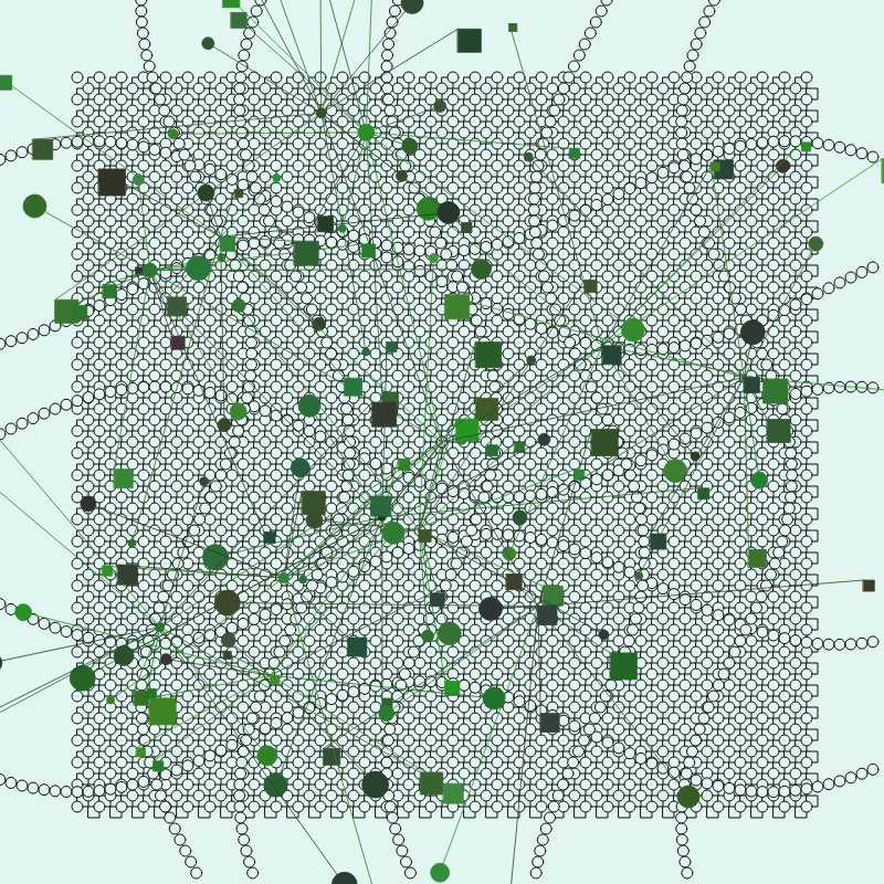 abstract with circles and squares #6 static token preview