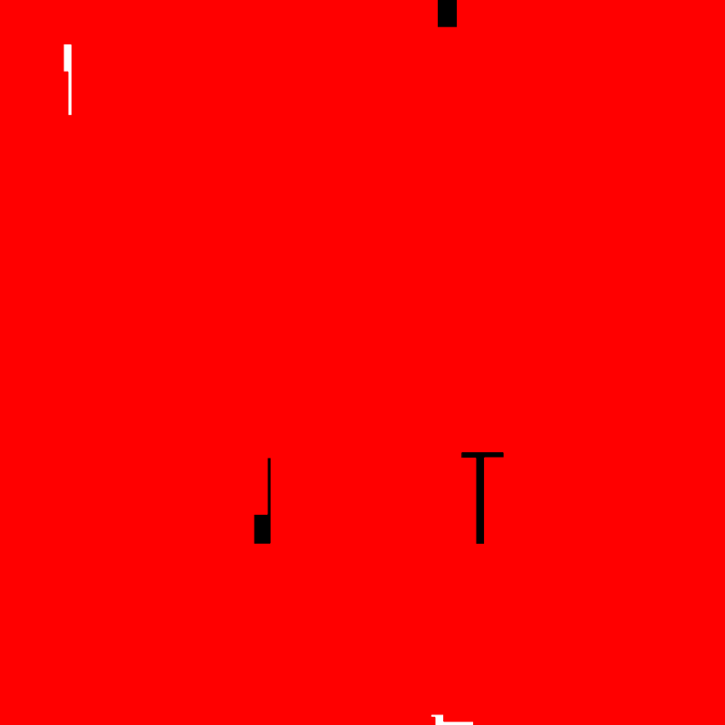 White & Black & Red All Over #16 static token preview
